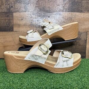 Dansko Women Sophie Comfort Leather Clog‎ sandals 9841492200 | Size 41 / 10.5-11